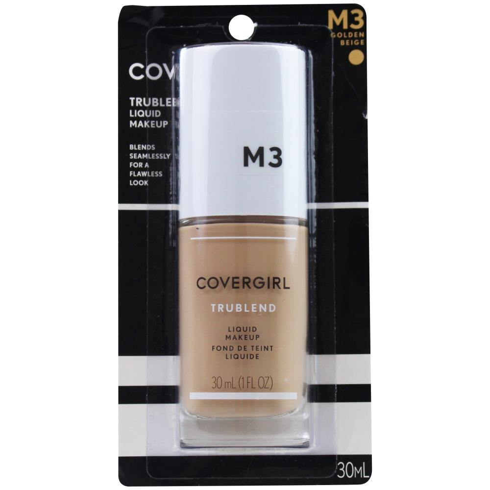 COVERGIRL 30mL TRUBLEND LIQUID MAKE UP M3 GOLDEN BEIGE (CARDED) - www.indiancart.com.au - Foundation - Covergirl - Covergirl