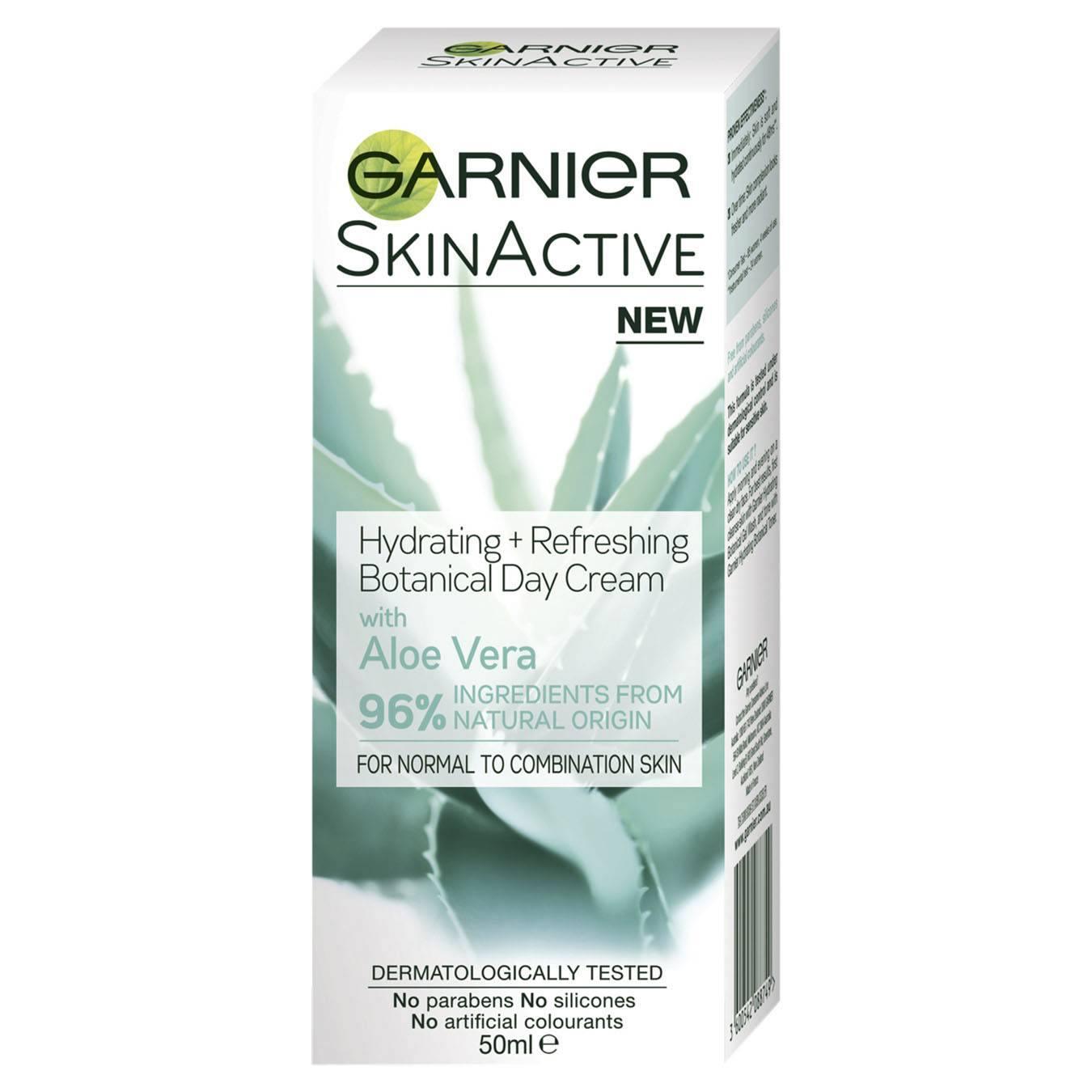 Garnier Skin Active Hydrating + Refreshing Botanical Day Cream With Aloe Vera 50ml - www.indiancart.com.au - cream - Garnier - Garnier
