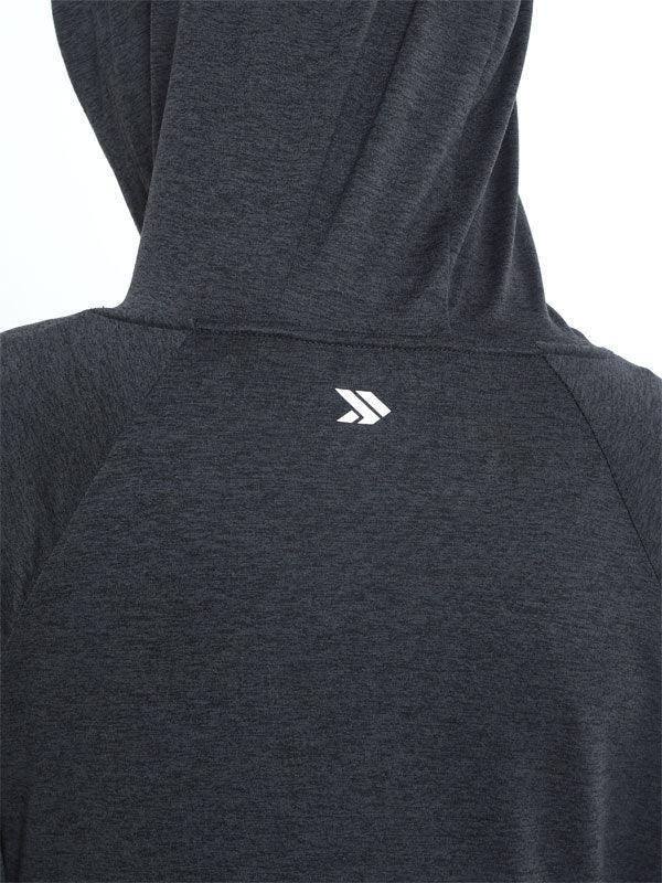 Jolger Active wear Polyester Dark Grey Colour Stretchable Women’s Hoody Jacket - www.indiancart.com.au - Activewear - Jolger - Jolger