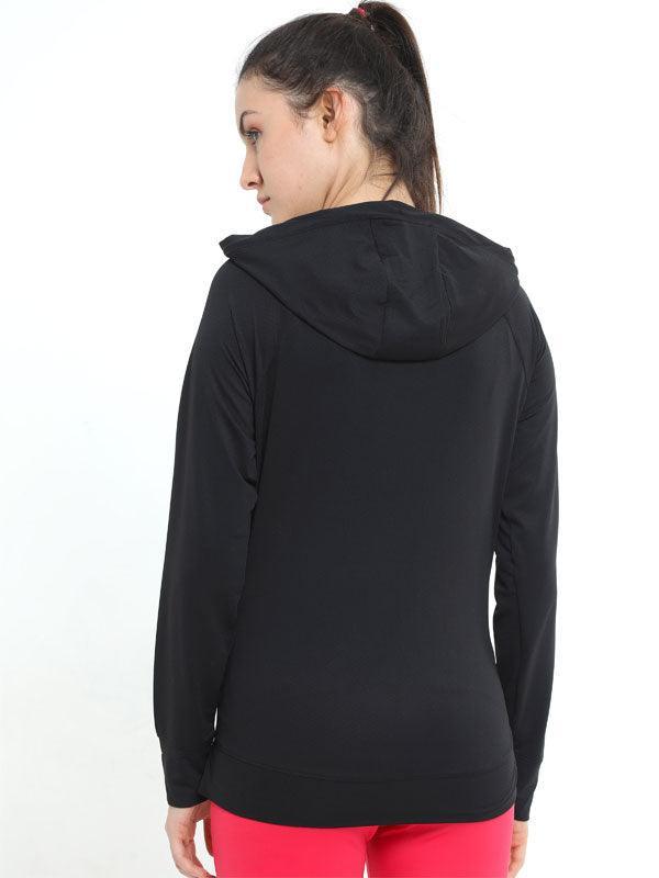 JOLGER Active wear Women's Polyester Black Hoody Jacket -Light weight Mesh Fabric - www.indiancart.com.au - Activewear - Jolger - Jolger