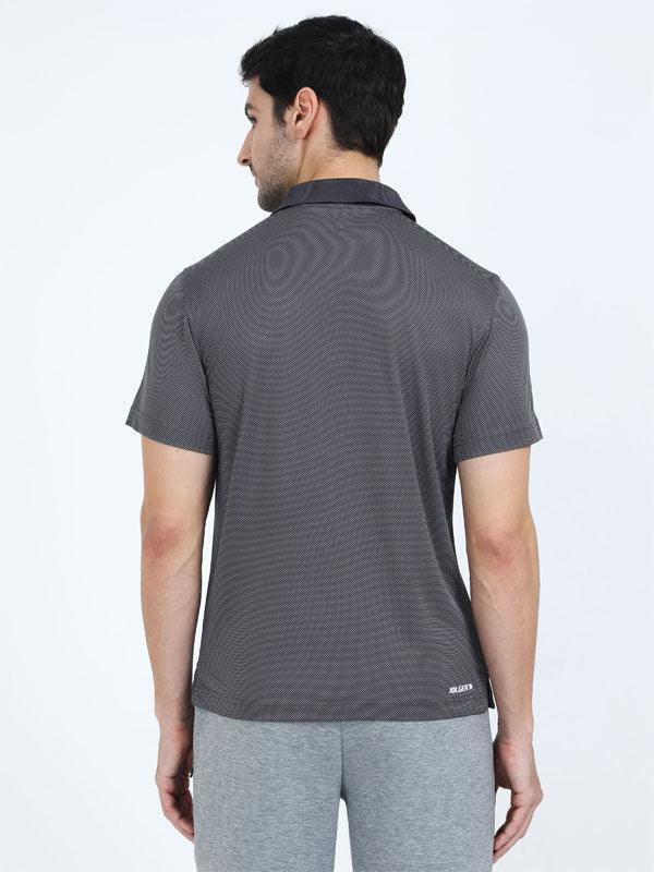 JOLGER Men's Polyester Grey colour Polo T- Shirt - www.indiancart.com.au - T-Shirt - Jolger - Jolger