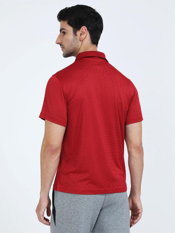 JOLGER Men's Polyester Maroon colour Polo T- Shirt - www.indiancart.com.au - T-Shirt - Jolger - Jolger