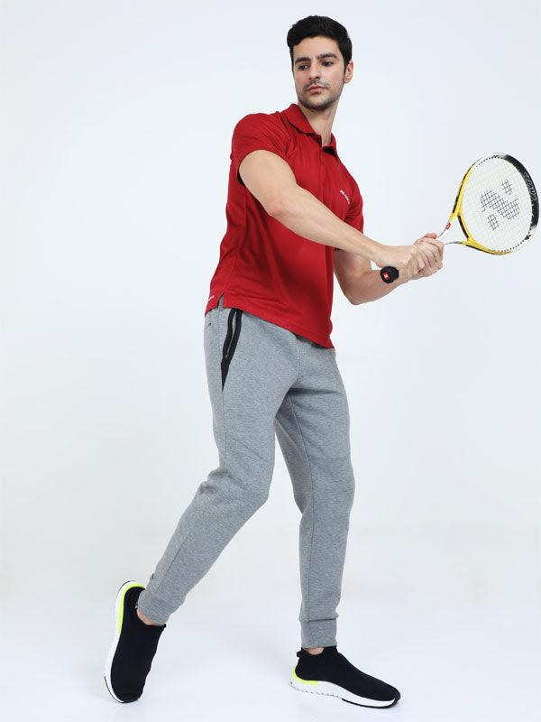 JOLGER Men's Polyester Maroon colour Polo T- Shirt - www.indiancart.com.au - T-Shirt - Jolger - Jolger