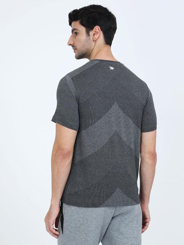 JOLGER Men's Polyester Mesh Light weight Grey Colour 360D Air Flow Crew Neck T -Shirt - www.indiancart.com.au - T-Shirt - Jolger - Jolger