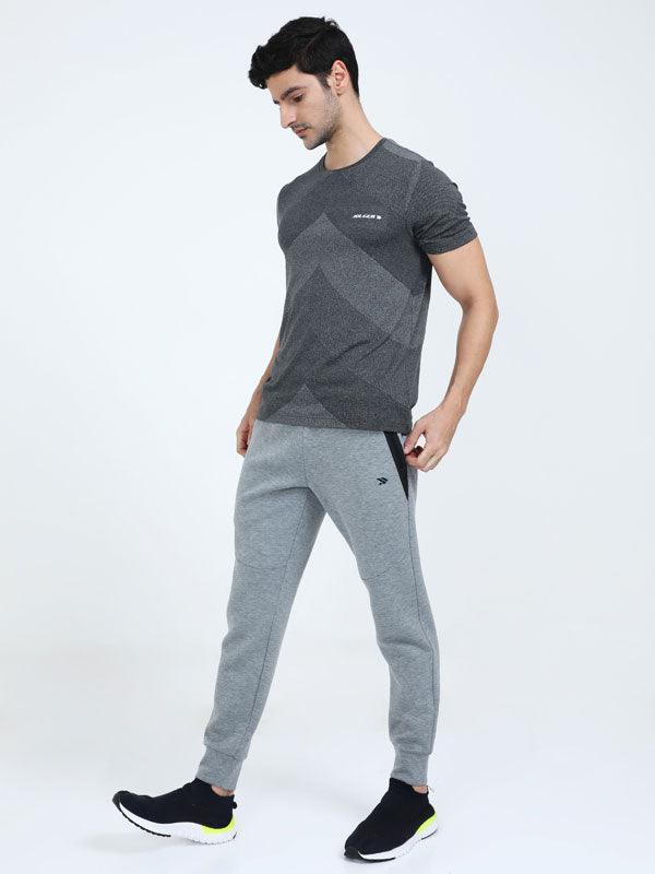 JOLGER Men's Polyester Mesh Light weight Grey Colour 360D Air Flow Crew Neck T -Shirt - www.indiancart.com.au - T-Shirt - Jolger - Jolger