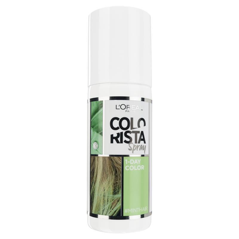 L'OREAL PARIS COLORISTA SPRAY 1 DAY COLOUR MINT 75ML # MINTHAIR - www.indiancart.com.au - Hair Color - L'Oréal - Loreal