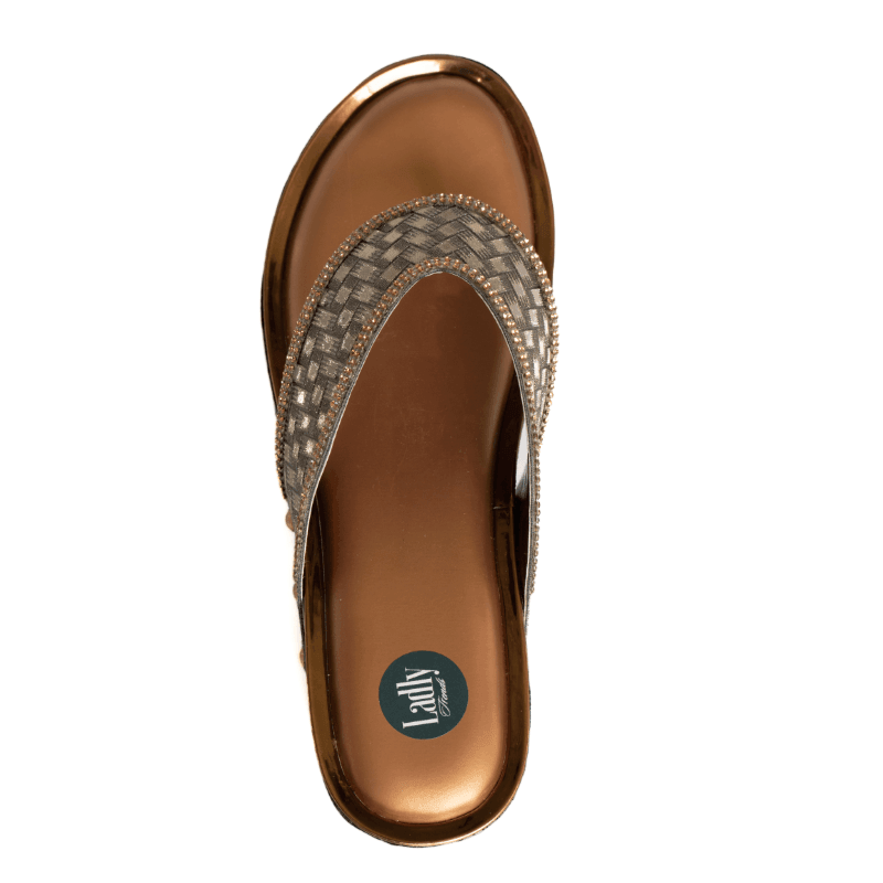 Ladly Indian Casual/Formal party wear Flats slippers for Women's - www.indiancart.com.au - Footwear - - Indian Cart