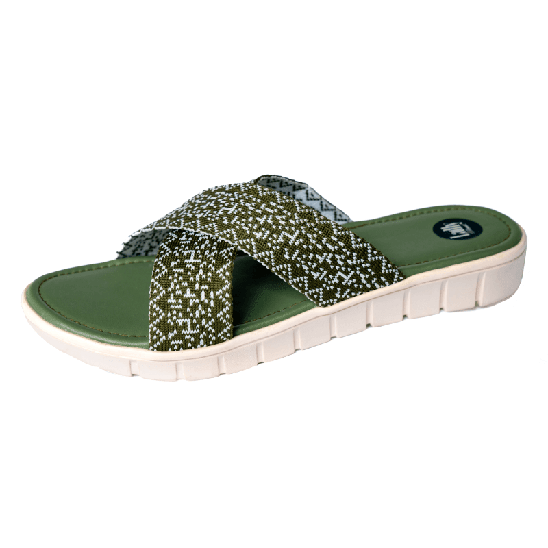 Ladly womens Trendy Green Indian Made Flip-Flop - www.indiancart.com.au - Footwear - - Indian Cart