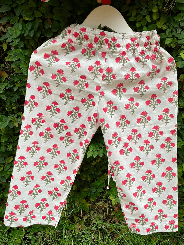 LITTLE CHERRY CHEER PYJAMA SET FOR GIRLS - www.indiancart.com.au - Nightgowns - 9-10 YRS - www.indiancart.com.au