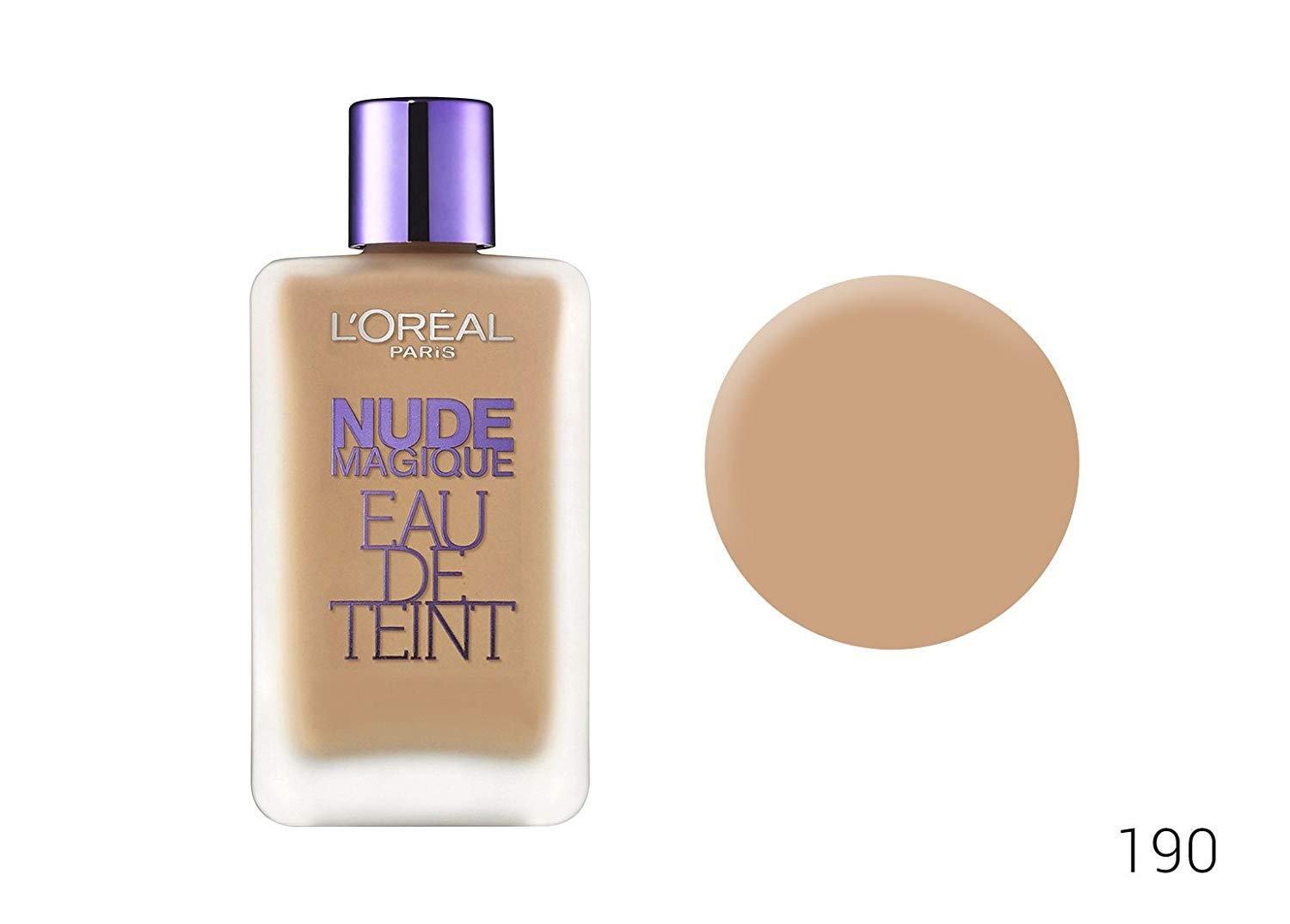 Loreal 20ml Nude Magique Foundation 190 Rose Beige SPF 18 CARDED - www.indiancart.com.au - Foundation - L'Oréal - Loreal