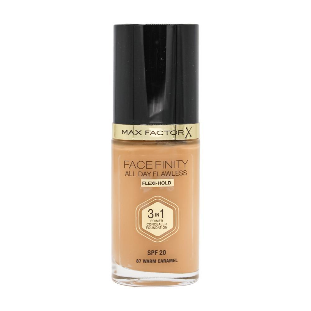 MAX FACTOR 30mL 3-IN-1 PRIMER CONCEALER FOUNDATION 87 WARM CARAMEL - www.indiancart.com.au - Foundations & Concealers - Max Factor - Max Factor