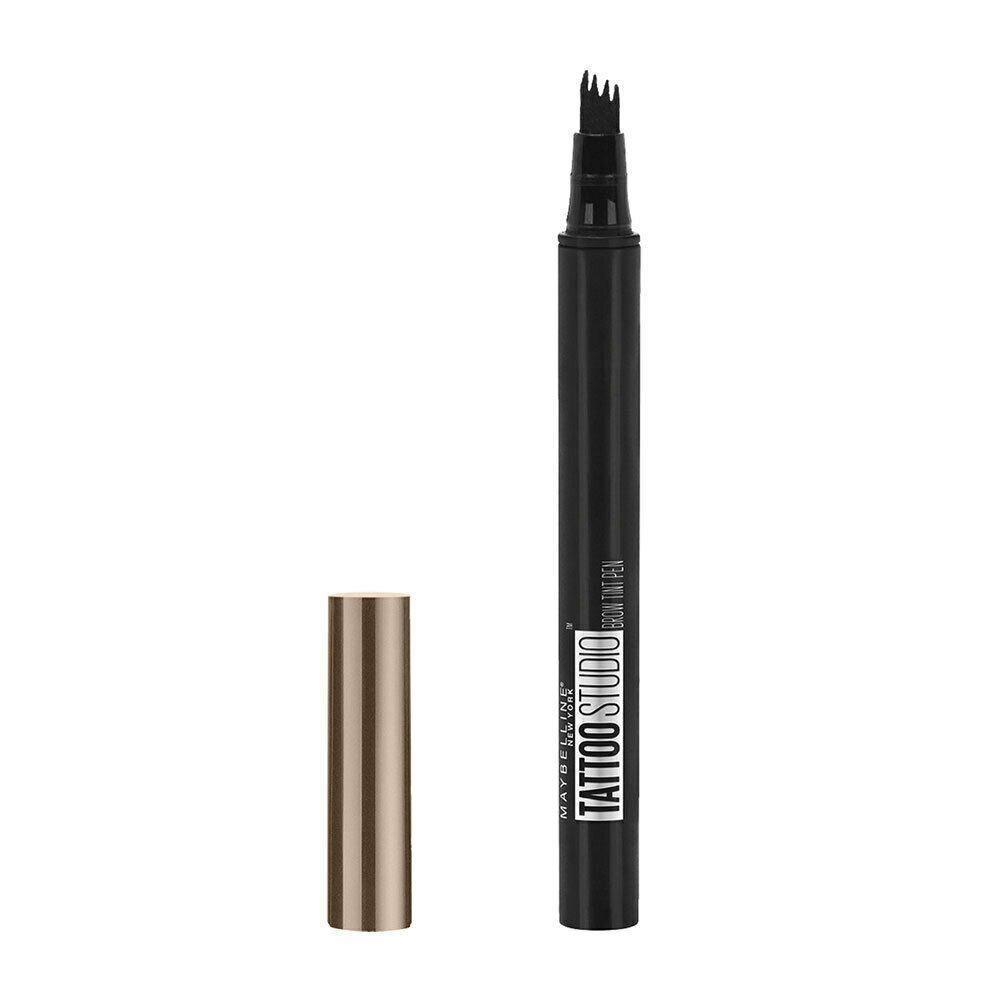 MAYBELLINE 1.1mL TATTOO STUDIO BROW TINT PEN 355 SOFT BROWN (CARDED) - www.indiancart.com.au - Eye Liner - Maybelline - Maybelline