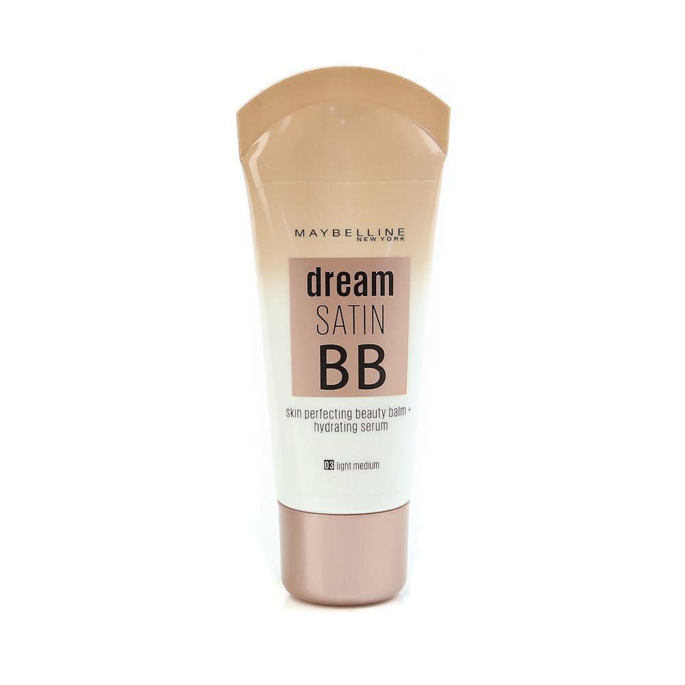 MAYBELLINE 30mL DREAM SATIN BB CREAM - 03 LIGHT MEDIUM (CARDED) - www.indiancart.com.au - Foundation - Maybelline - Maybelline