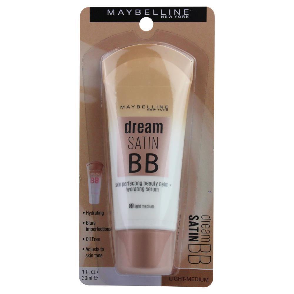 MAYBELLINE 30mL DREAM SATIN BB CREAM - 03 LIGHT MEDIUM (CARDED) - www.indiancart.com.au - Foundation - Maybelline - Maybelline