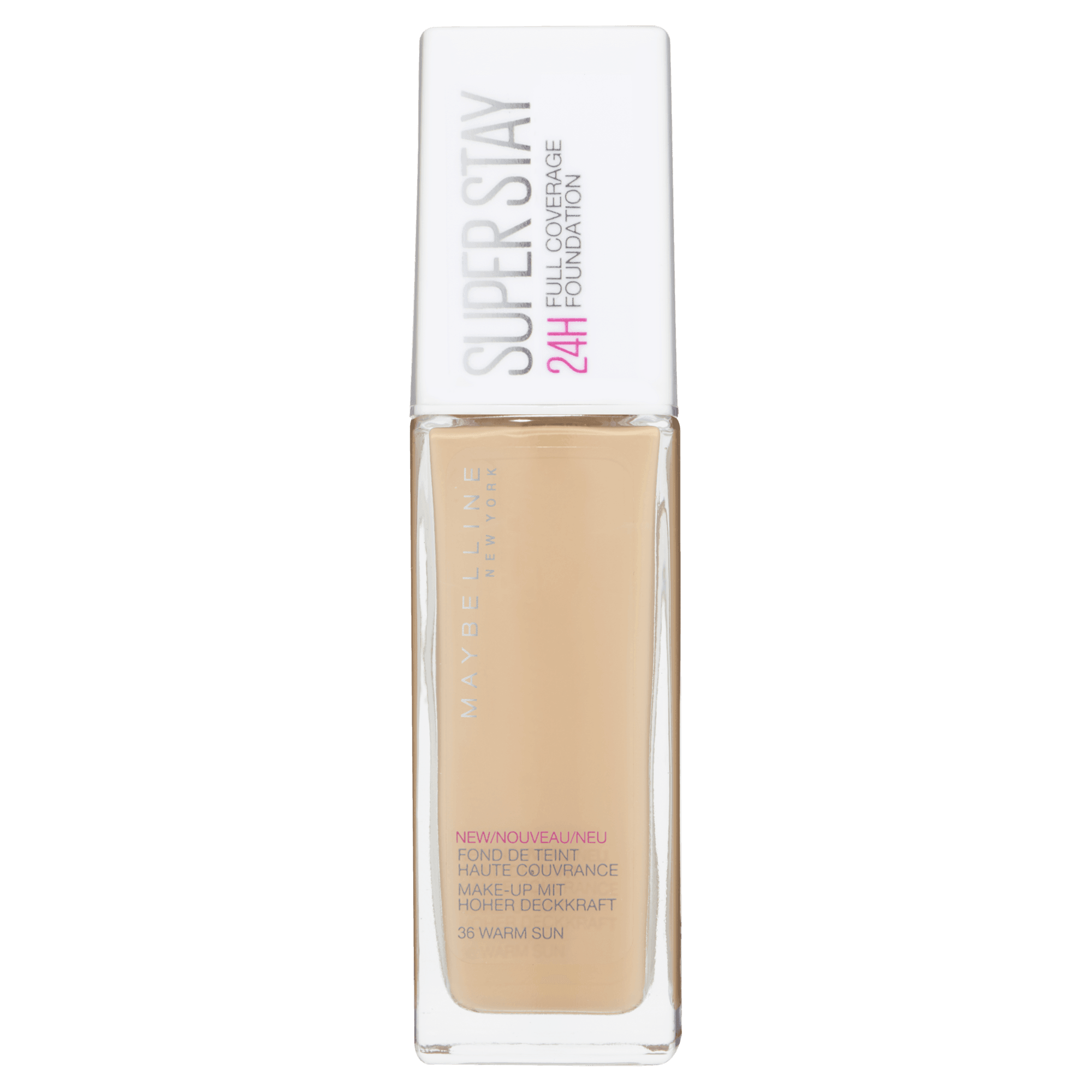 MAYBELLINE 30mL SUPERSTAY 24HR FULL COVERAGE FOUNDATION 36 WARM SUN ( CARDED) - www.indiancart.com.au - Foundation - Maybelline - Maybelline