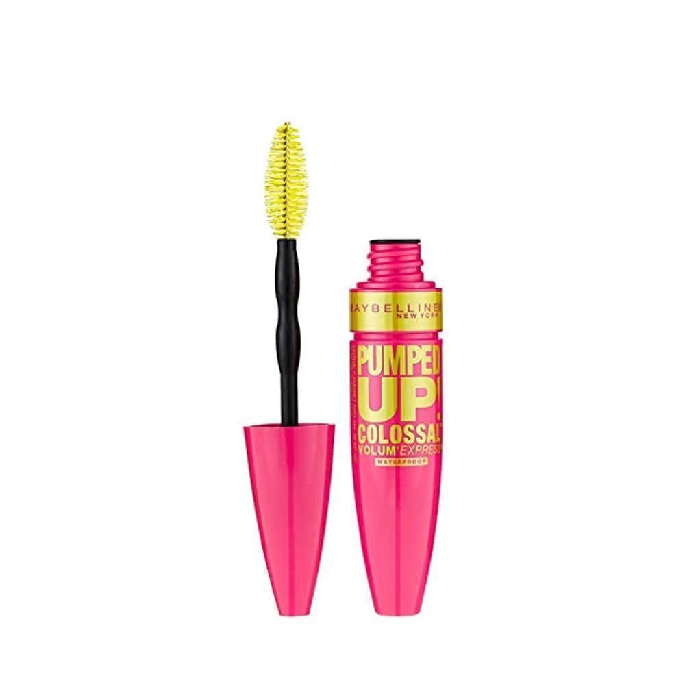 MAYBELLINE 9.5mL VOLUM' EXPRESS MASCARA PUMPED UP COLOSSAL 216 CLASSIC BLACK (CARDED) - www.indiancart.com.au - Eyeshadow - Maybelline - Maybelline