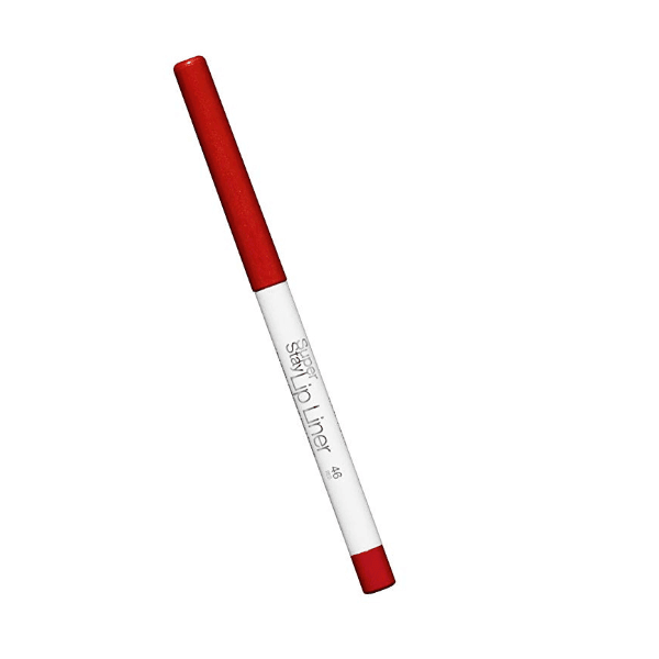 Maybelline Super Stay Lip Liner 46 Red (Non-Carded) - www.indiancart.com.au - Lip Liner - Maybelline - Maybelline