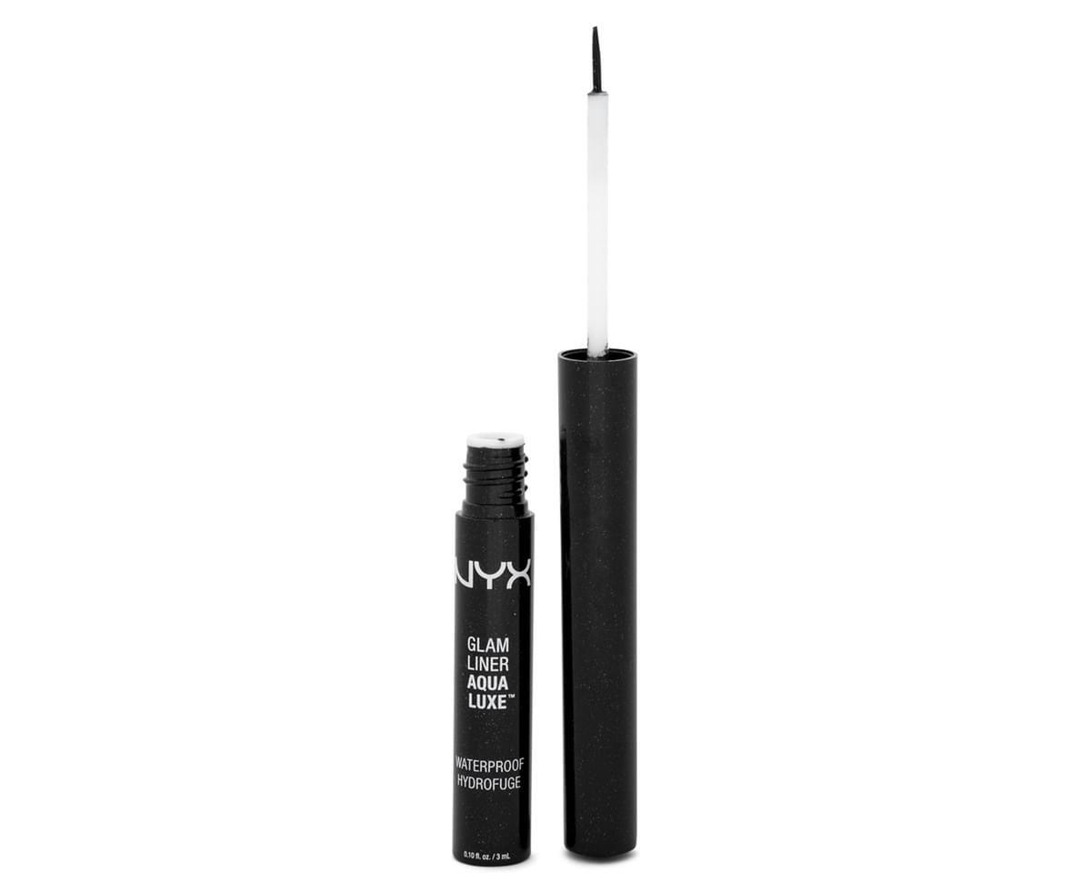 NYX 3 mL Glam Liner Aqua Luxe Eyeliner GLA05 Glam Black (Non carded) - www.indiancart.com.au - Eye Liner - NYX - NYX