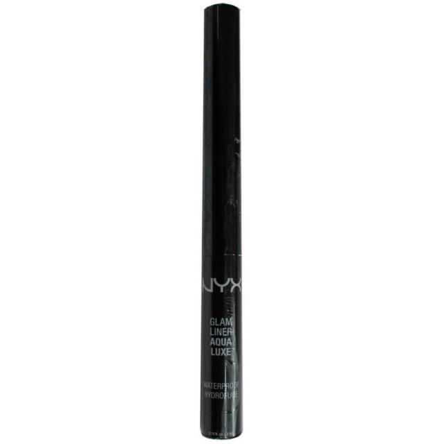 NYX 3 mL Glam Liner Aqua Luxe Eyeliner GLA05 Glam Black (Non carded) - www.indiancart.com.au - Eye Liner - NYX - NYX