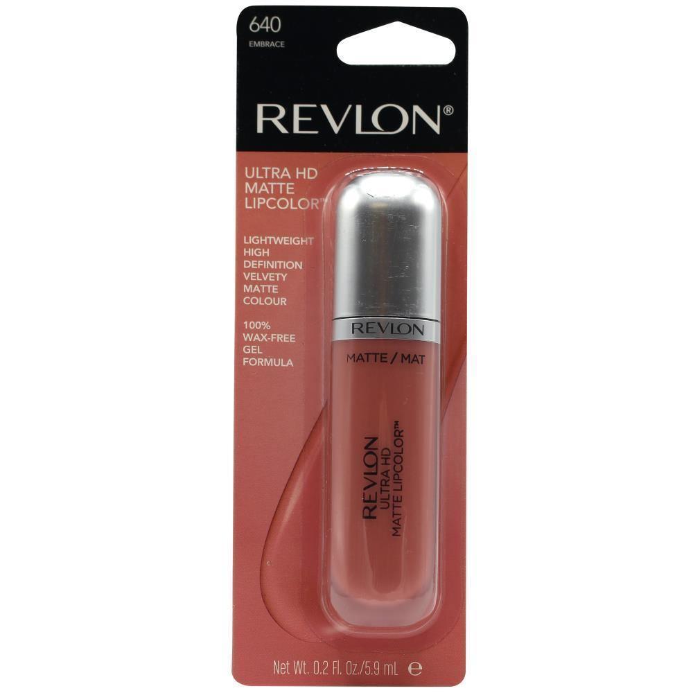 REVLON 5.9mL LIPCOLOUR MATTE ULTRA HD 640 EMBRACE (CARDED) - www.indiancart.com.au - Lip Colour - Revlon - Revlon