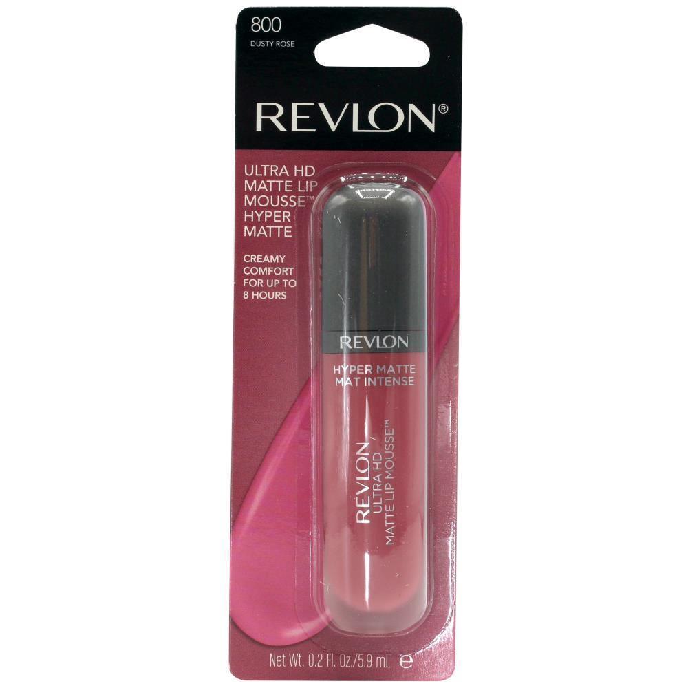 REVLON 5.9mL LIPCOLOUR MATTE ULTRA HD 800 DUSTY ROSE (CARDED) - www.indiancart.com.au - Lip Gloss - Revlon - Revlon