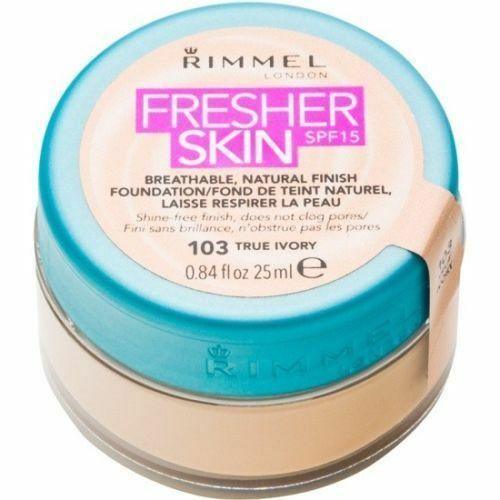 Rimmel 25 ml fresher skin foundation 103 True Ivory SPF 15 - www.indiancart.com.au - Foundation - Rimmel - Rimmel