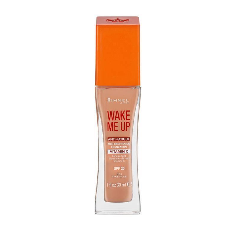 RIMMEL LONDON 30mL WAKE ME UP ANTI-FATIGUE FOUNDATION 303 TRUE NUDE SPF 20 (CARDED) - www.indiancart.com.au - Foundation - Rimmel - Rimmel