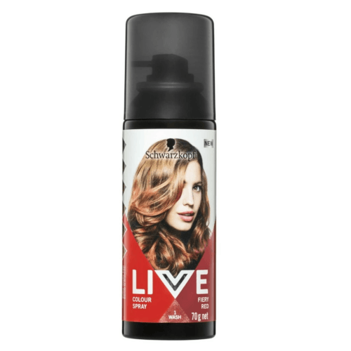 Schwarzkopf LIVE Colour Spray 1 Wash - Fiery Red - www.indiancart.com.au - Hair Color - Schwarzkopf - Schwarzkopf