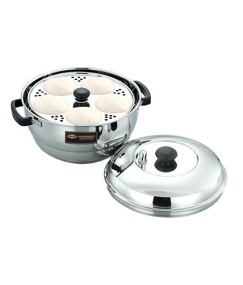 SREERAM Masterpiece STEAM Cooker with IDLY Plates and Steamer - www.indiancart.com.au - Cookware Sets - - Sreeram
