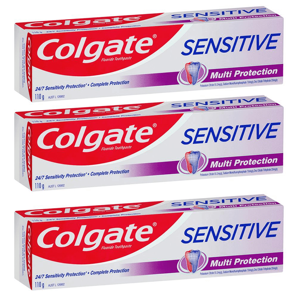 3 Colgate Sensitive Multi Protection Toothpaste 110g - www.indiancart.com.au - Mouth care - Colgate - Colgate