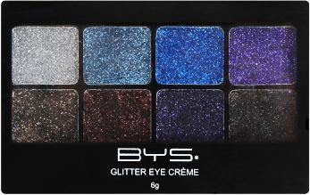 BYS Glitter Eye Creme Boogie Nights-8pc Glitter Creme Palette Boogie Nights - www.indiancart.com.au - Eyeshadow - BYS - BYS
