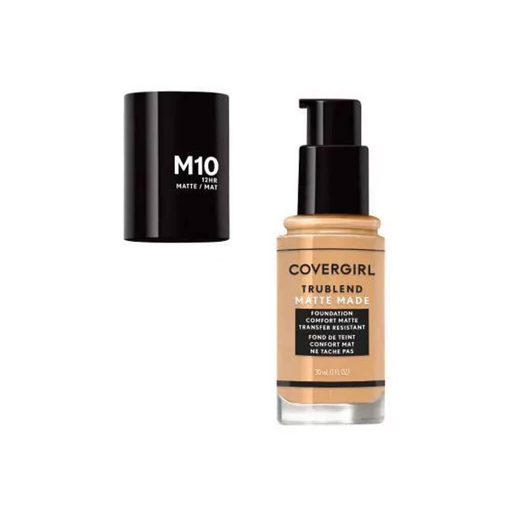 COVERGIRL 30mL TRUBLEND FOUNDATION MATTE MADE M10 GOLDEN NATURAL (NON CARDED) - www.indiancart.com.au - Foundation - Covergirl - Covergirl