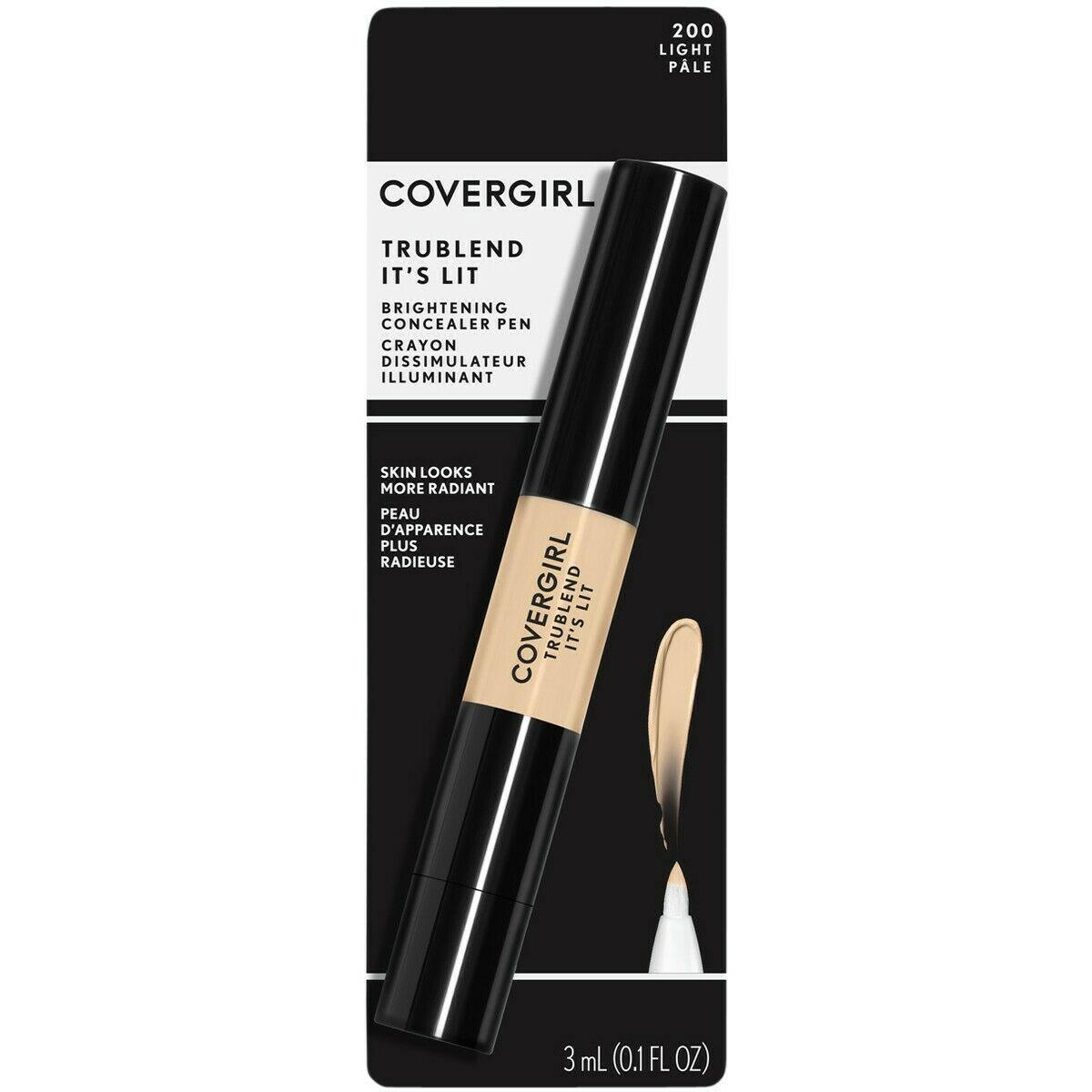 Covergirl Brightening Concealer Pen Trublend 200 Light 3ml- Carded - www.indiancart.com.au - Foundations & Concealers - Covergirl - Covergirl