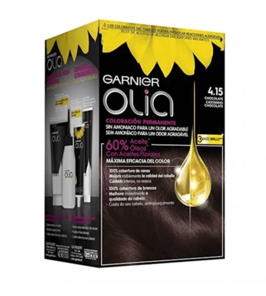 Garnier Olia Permanent Hair Colour 4.15 Iced Chocolate - www.indiancart.com.au - Hair Colour - Garnier - Garnier