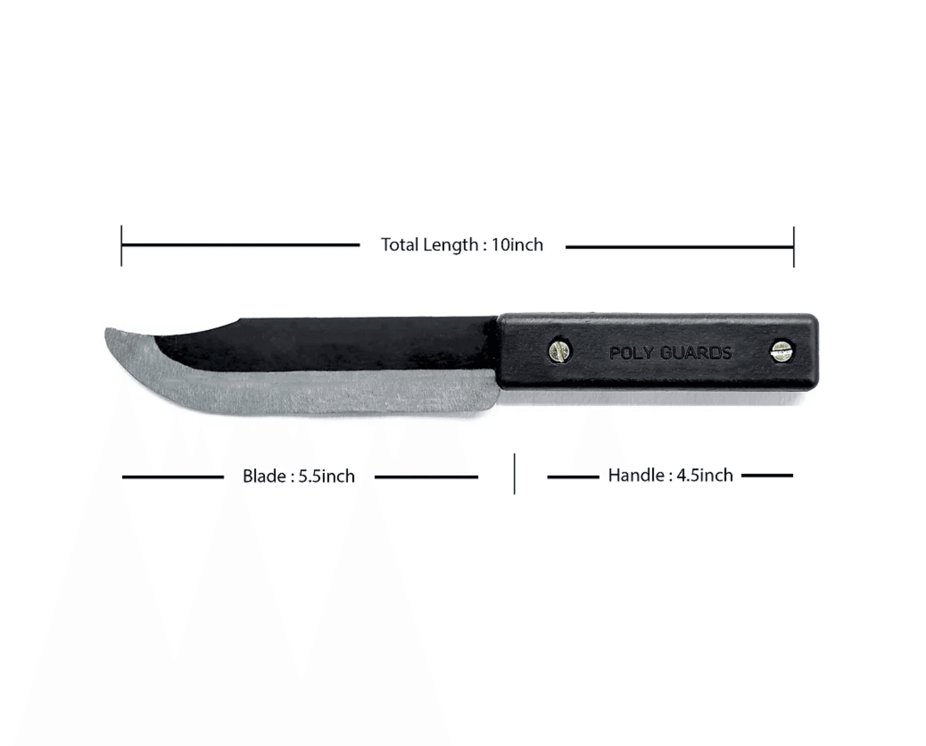 Indian Kitchen Knife (Pointed End) - www.indiancart.com.au - Kitchen Knife - - Poly Guards