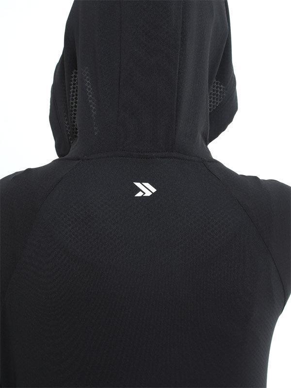 JOLGER Active wear Women's Polyester Black Hoody Jacket -Light weight Mesh Fabric - www.indiancart.com.au - Activewear - Jolger - Jolger