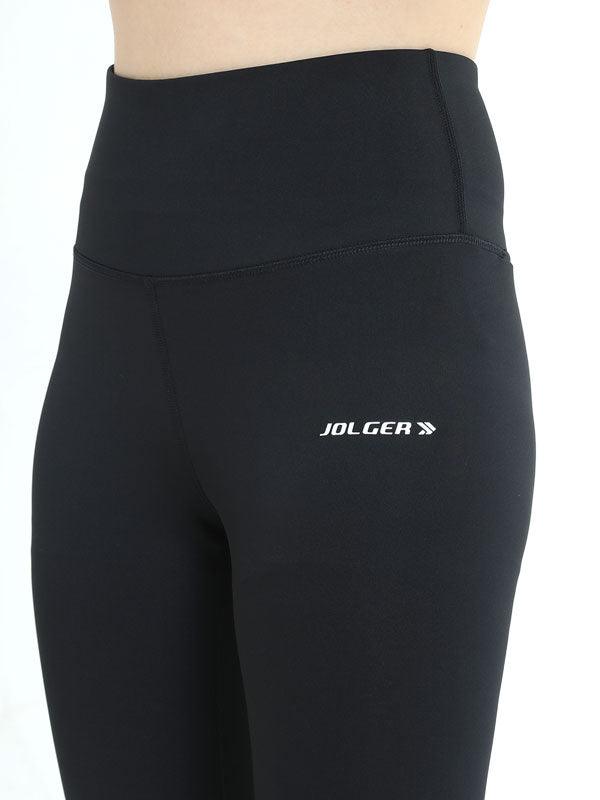 JOLGER Women's Polyester Black High Waist Tights/Legging - www.indiancart.com.au - Legging - Jolger - Jolger