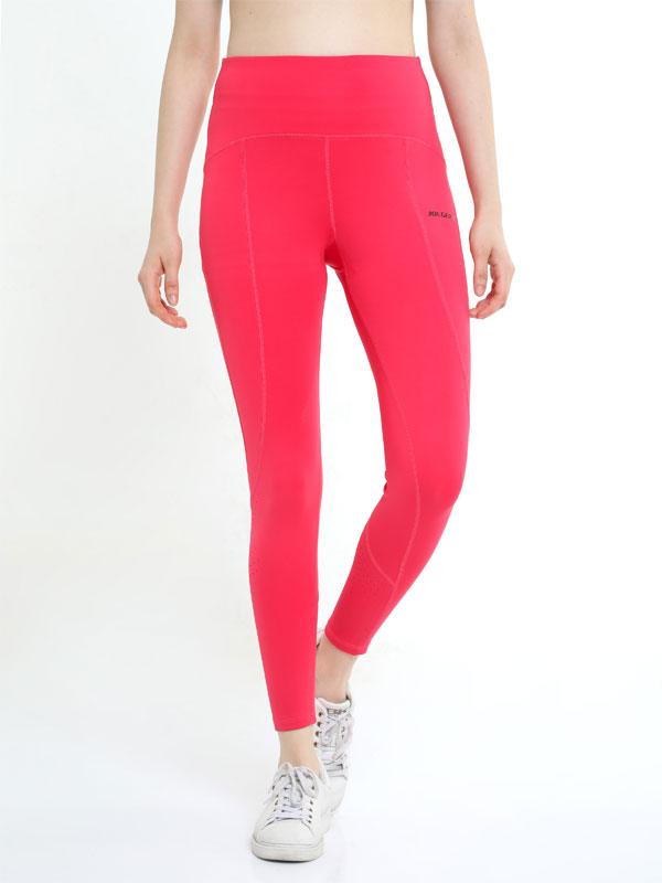 JOLGER Women's Polyester Pink Colour Tights/Legging with Perforation - www.indiancart.com.au - Legging - Jolger - Jolger
