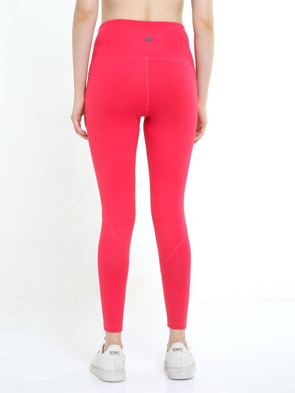 JOLGER Women's Polyester Pink Colour Tights/Legging with Perforation - www.indiancart.com.au - Legging - Jolger - Jolger