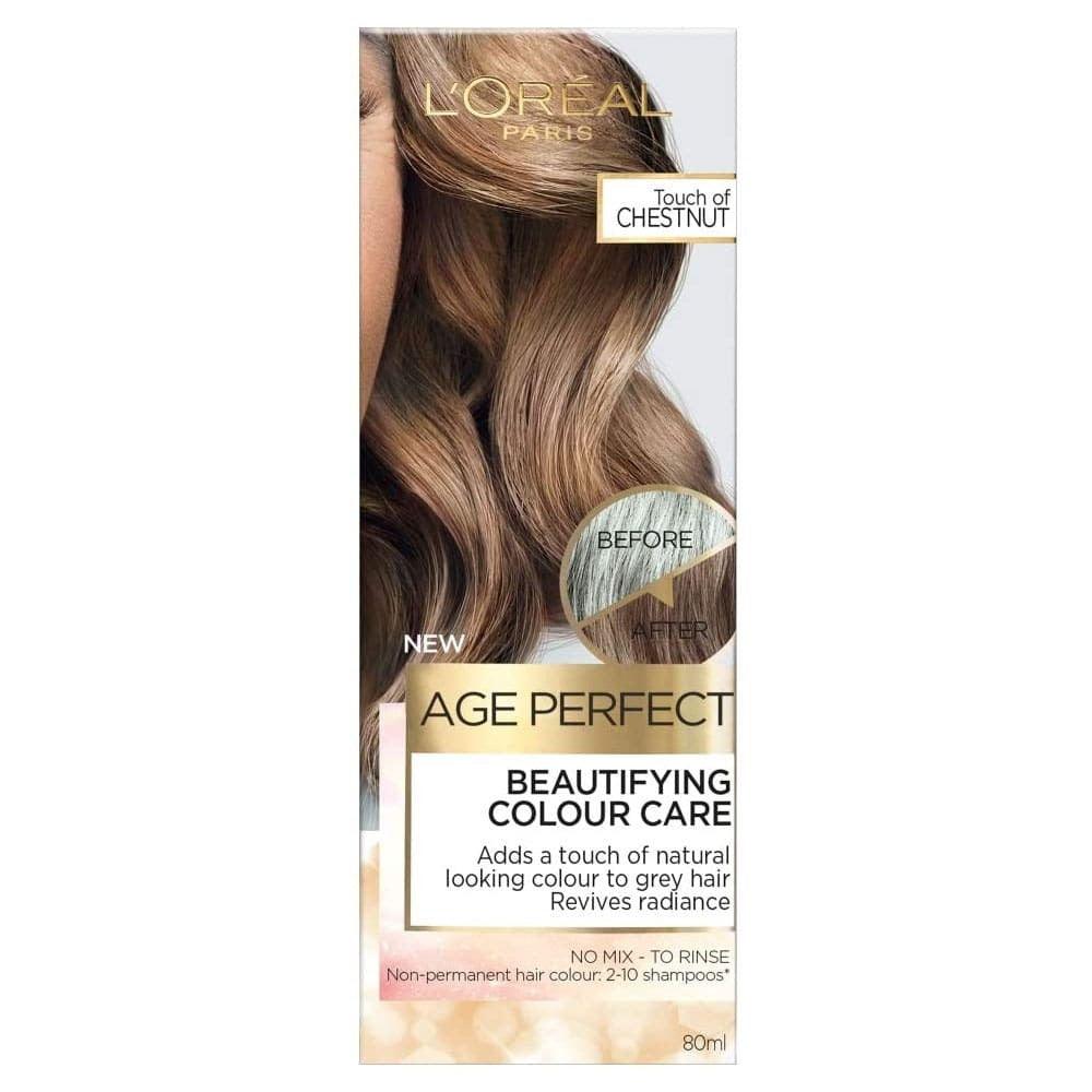 L'Oreal Age Perfect Beautifying Colour Care Touch Of Chestnut 80ml - www.indiancart.com.au - Hair Color - L'Oréal - Loreal