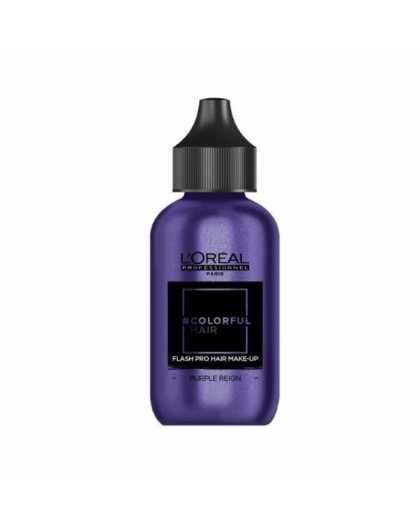 L'Oréal Colorful Hair Flash Pro 60ml Purple Reign - www.indiancart.com.au - Hair Color - L'Oréal - Loreal