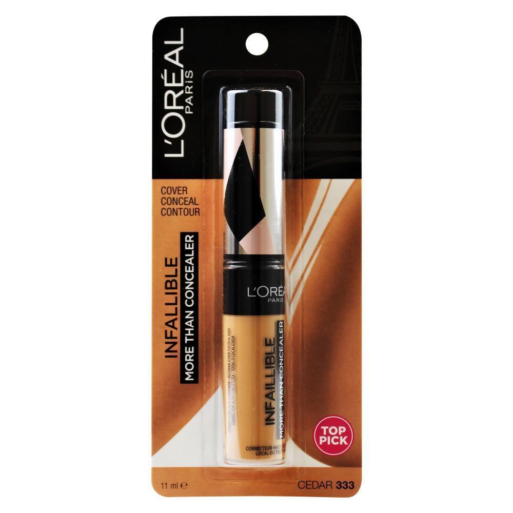 LOREAL PARIS 11mL INFALLIBLE CONCEALER 333 CEDAR (CARDED) - www.indiancart.com.au - Concealer - L'Oréal - Loreal