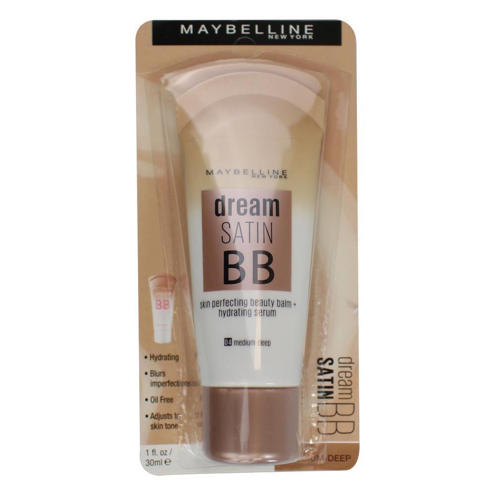 MAYBELLINE 30mL DREAM SATIN BB BEAUTY BALM + HYDRATING SERUM MEDIUM DEEP (CARDED) - www.indiancart.com.au - cream - Maybelline - Maybelline