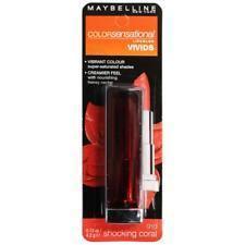 Maybelline 4.2g color sensational lip colour vivids 910 shocking coral (CARDED) - www.indiancart.com.au - Lip Colour - Maybelline - Maybelline