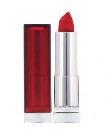 Maybelline Color Sensational Creamy Matte Lipstick 690 Siren in Scarlet - www.indiancart.com.au - Lipstick - Maybelline - Maybelline