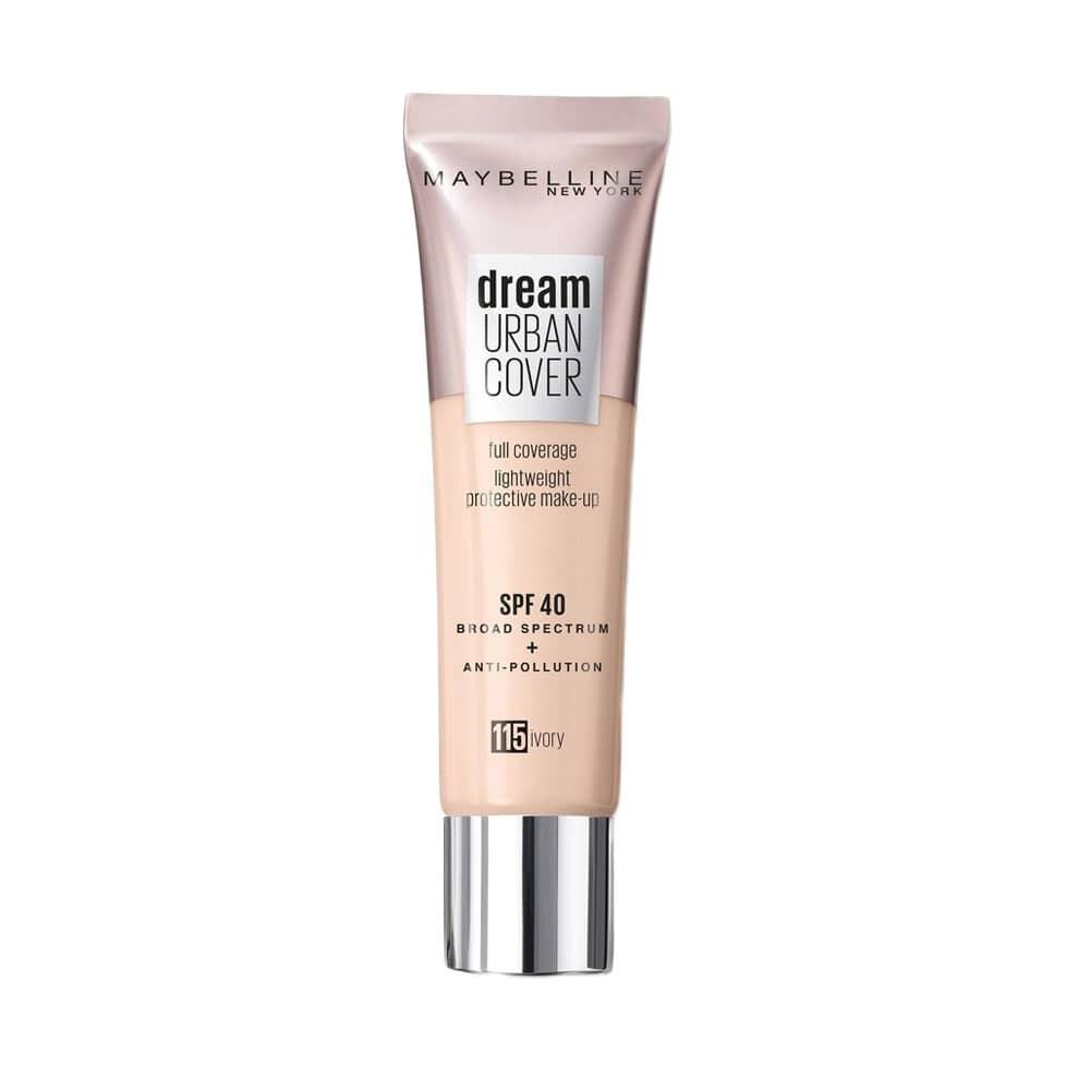 Maybelline Dream Urban Cover Full Coverage SPF40 115 Ivory 30ml - www.indiancart.com.au - Foundations & Concealers - Maybelline - Maybelline