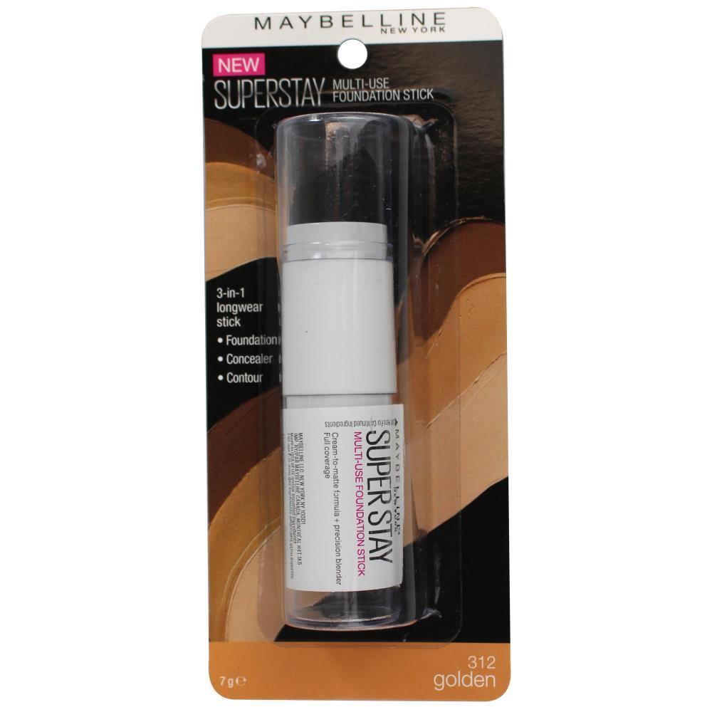 MAYBELLINE SUPERSTAY MULTI-USE FOUNDATION STICK 7G 312 GOLDEN DORE - www.indiancart.com.au - Foundation - Maybelline - Maybelline