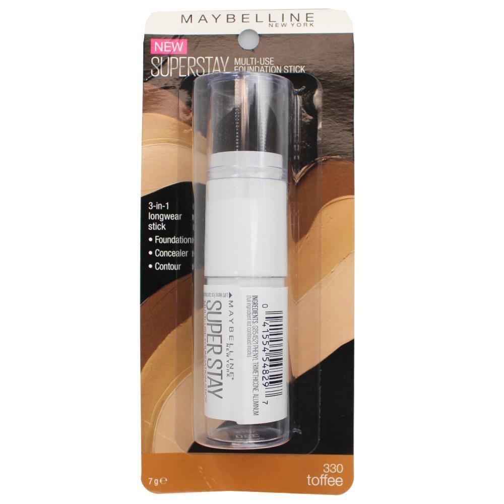 Maybelline Superstay Multiuse Foundation Stick 330 Toffee (Carded) - www.indiancart.com.au - Foundation - Maybelline - Maybelline