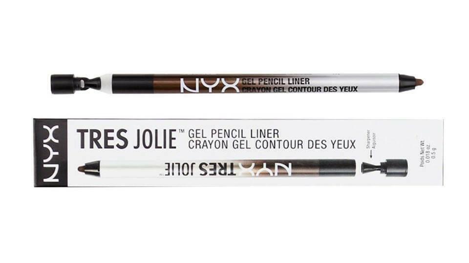 NYX 0.5 g Tres Jolie Gel Pencil liner TJL02 Brown - www.indiancart.com.au - Eye Liner - NYX - NYX
