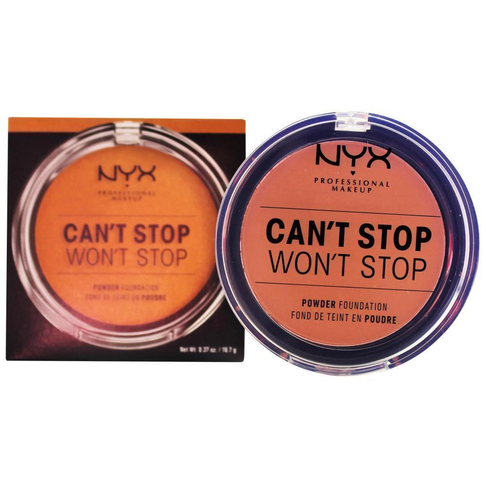 NYX 10.7g CAN'T STOP WON'T STOP POWDER FOUNDATION MAHOGANY (CARDED) - www.indiancart.com.au - Foundation - NYX - NYX